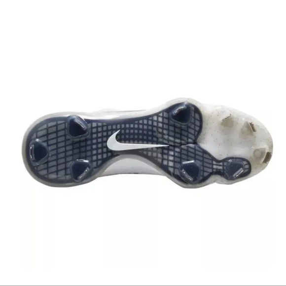 Nike Force Zoom Trout 7 Mid Metal Baseball Cleats White Gold CI3134-106 Men Size - Picture 3 of 3